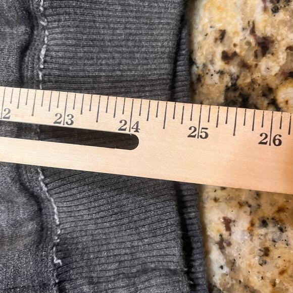 American Eagle Mens Medium Gray Full Zip Embroidered Spell Out Y2K Hoodie Jacket - Picture 4 of 6